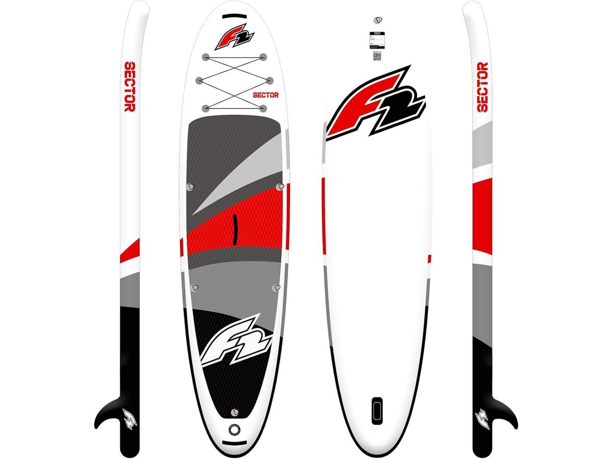 F2 Sector Red Aufblasbares SUP Board - 350 cm - Rot