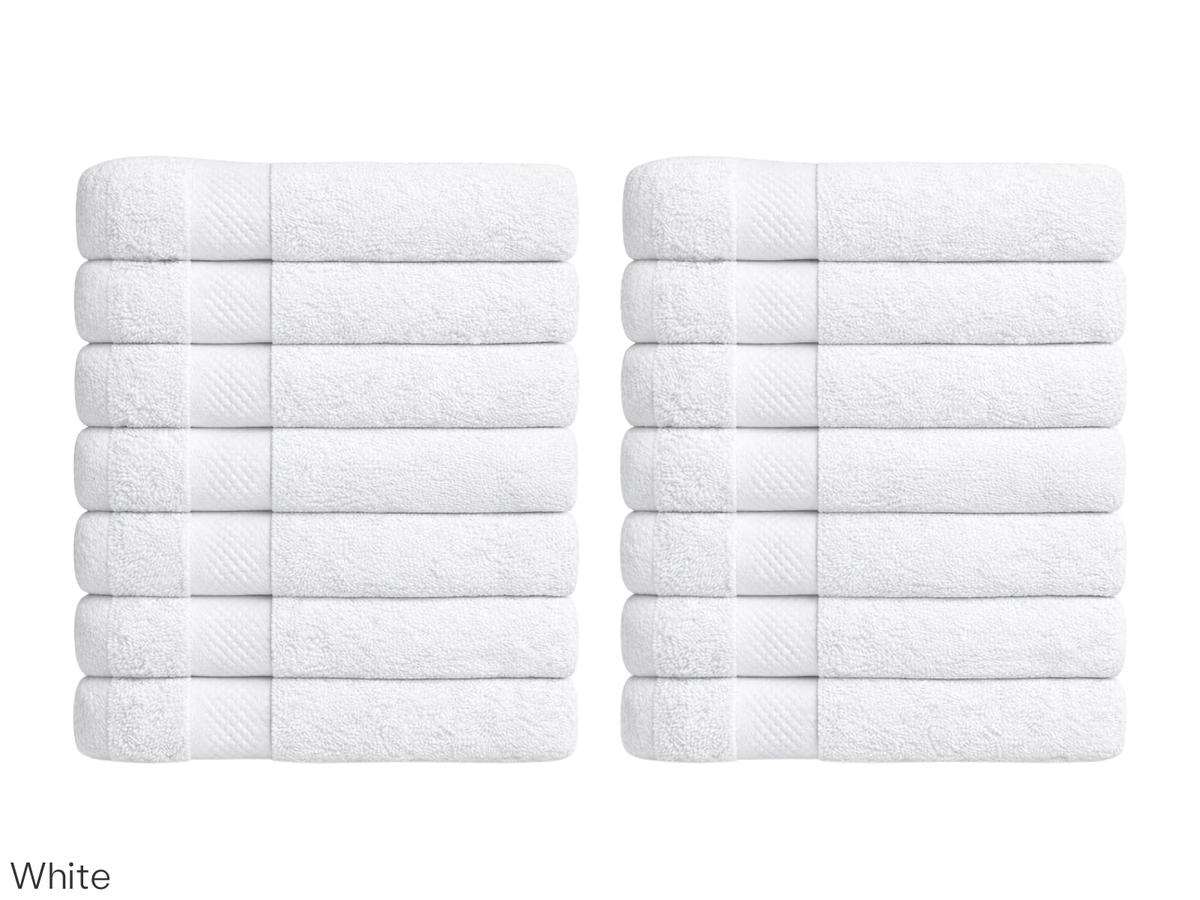 Lotus Handtuch 14x - 50 x 100 cm - Anthrazit - Set von 7x 2 Stück 500gr