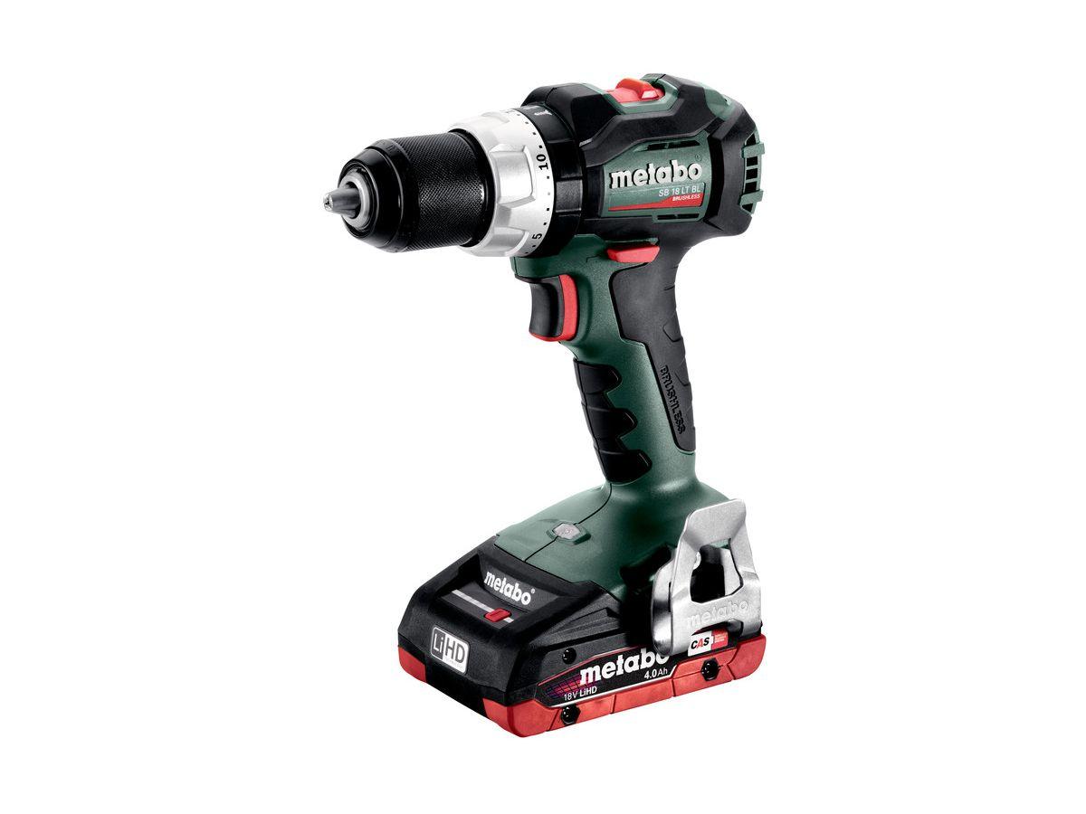 Metabo 18V Combo Set SBLTBL + SSDBL - 2x 4.0 Ah Akkus, Ladegerät und Koffer
