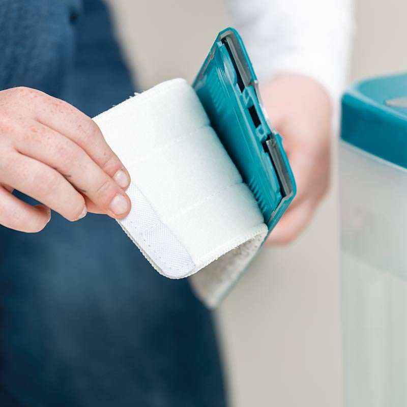 Livington Everclean Mopp-Mikrofaserpads – Für alle Bodenbeläge geeignet – Besonders weich und saugfähig