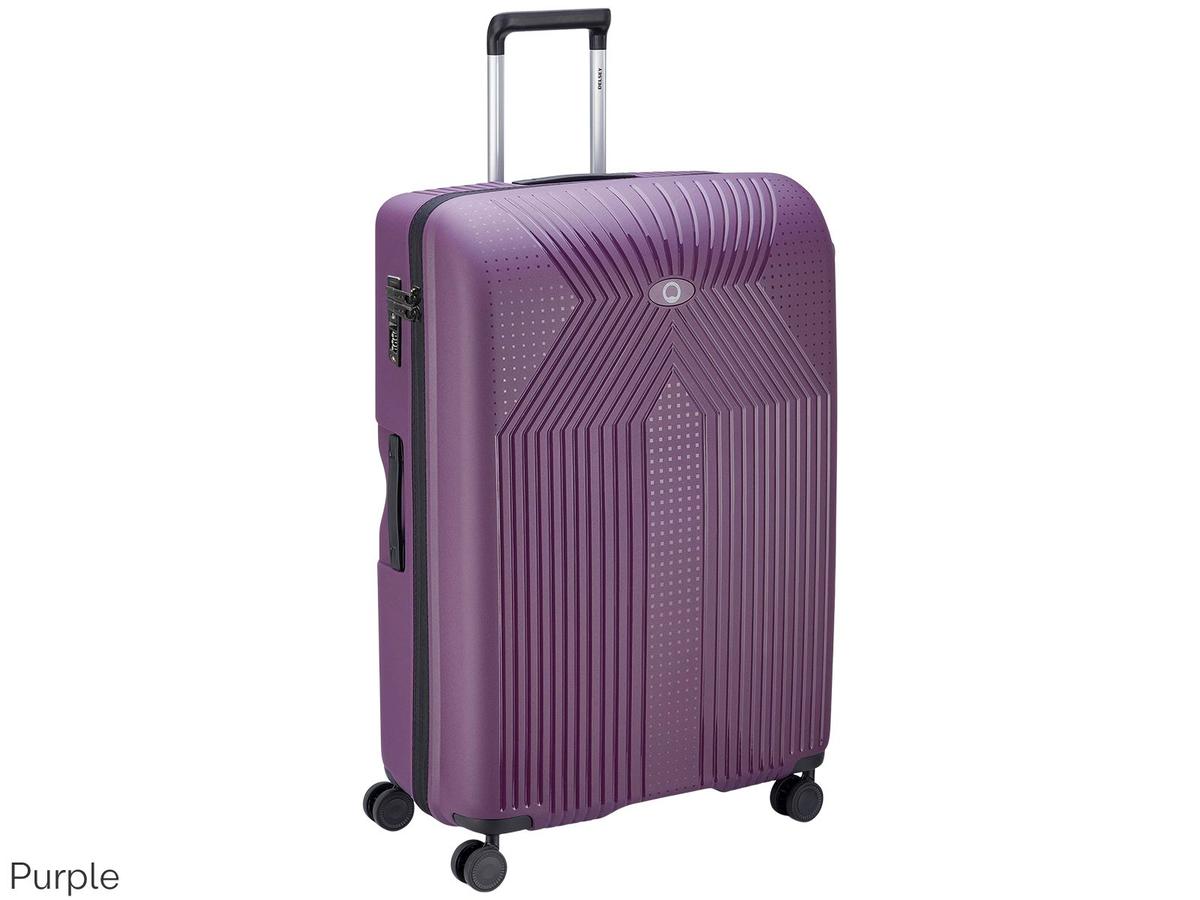 Delsey Ordener stapelbarer Trolley – 3er-Set – Lila – Größen 803, 810 und 821