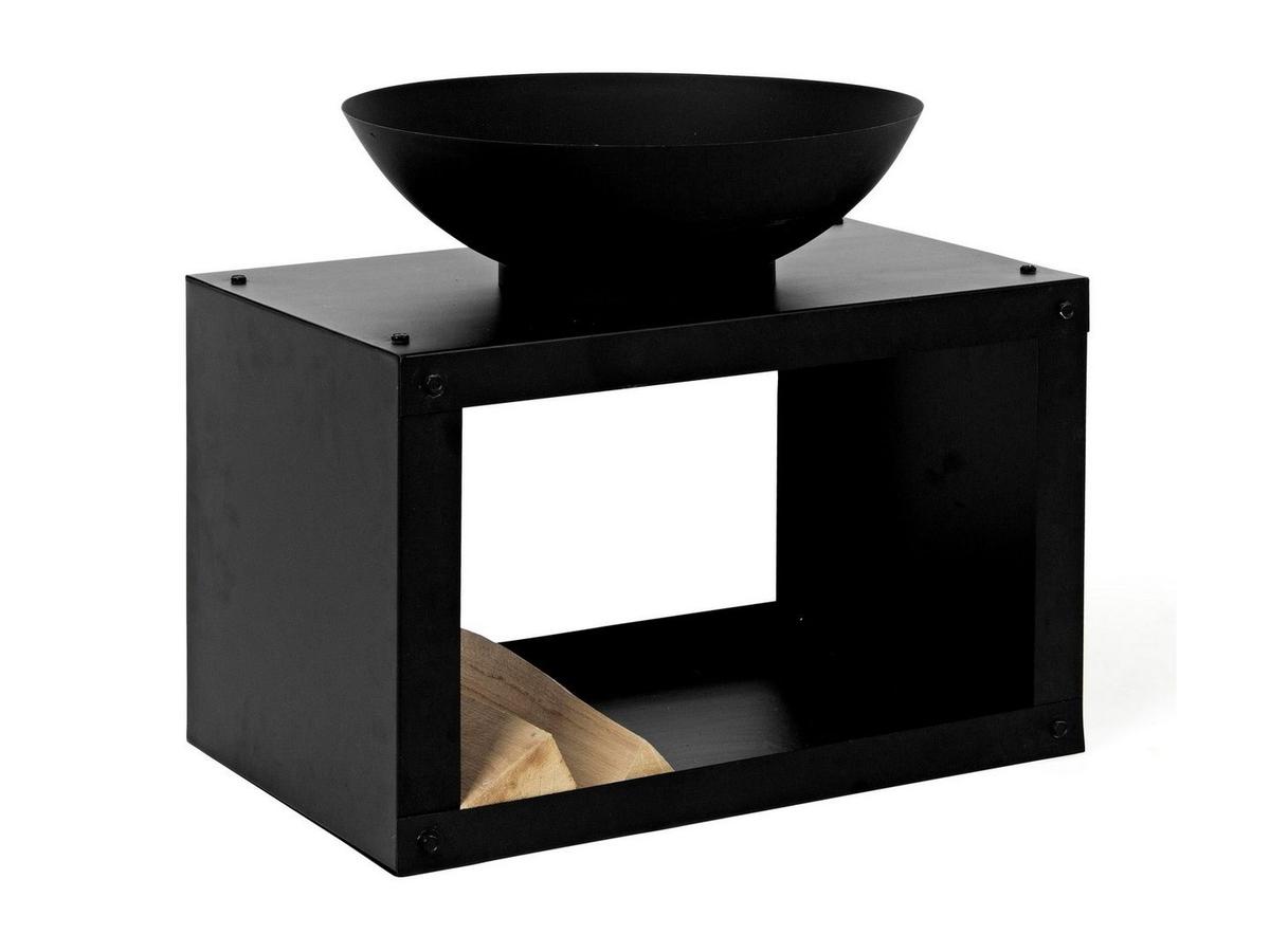 Bizzotto Efesto Feuerschale - 38 x 38 cm - Schwarz