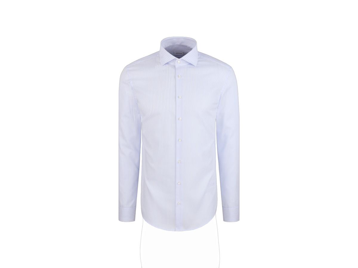 Seidensticker Spread Kent Hemd Slim Fit 42 Hellblau | Business Hemd 01.849939-12
