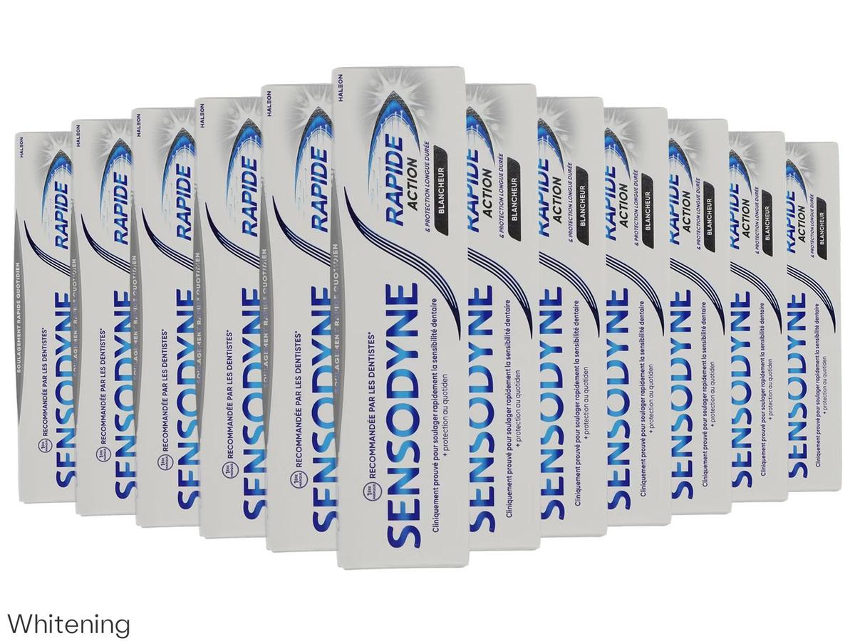 Sensodyne Zahnpasta Repair & Relief Extra Fresh – 12 Tuben – 75 ml pro Tube