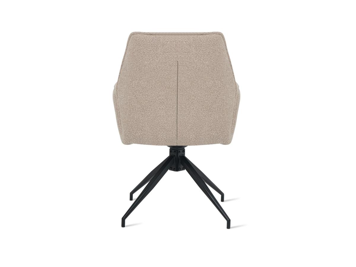 multifurn Esszimmerstuhl Jill - drehbar - boucle taupe - 2er Set