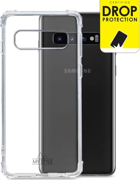 My Style Schutzhülle Flex Translucent Phone Case passend für Samsung Galaxy S10 Case Flexible TPU Backcover Shockproof - Transparent