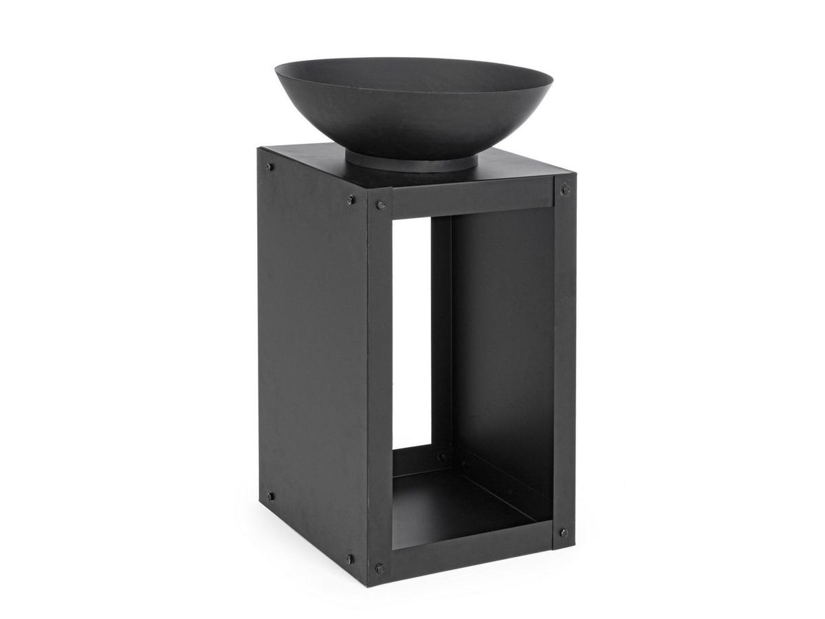 Bizzotto Efesto Feuerschale - 38 x 38 cm - Schwarz