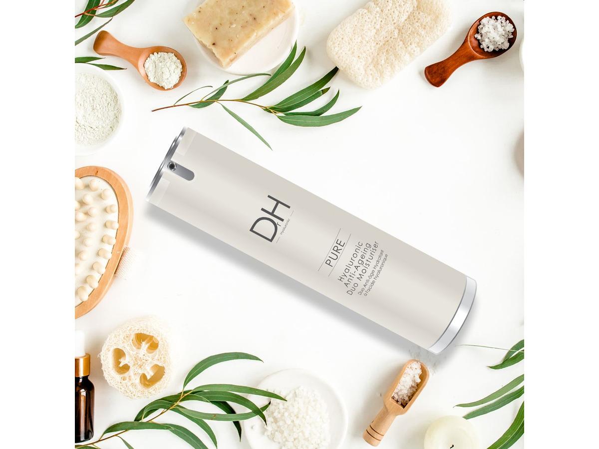 Skin Chemists Dr. H Hyaluronsäure Anti-Aging-Duo Feuchtigkeitscreme – 2 x 50 ml – Feuchtigkeitsspendend und verjüngend