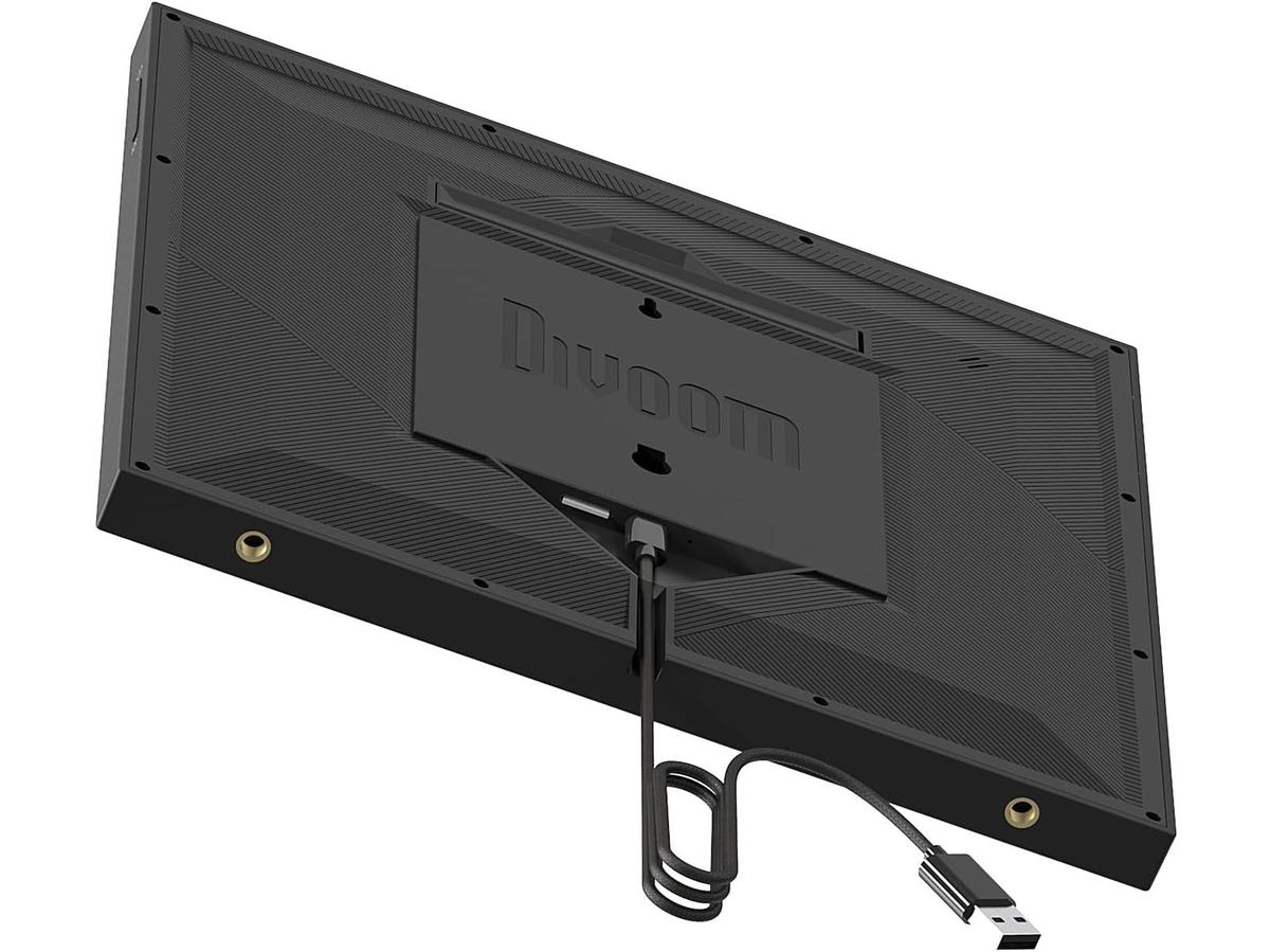 Divoom Digitaler Bilderrahmen – Modernes Design – Schwarz – 7 Zoll