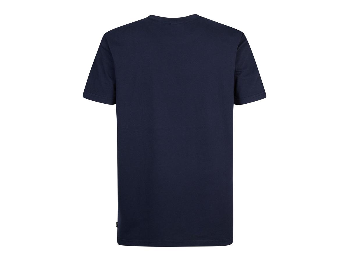 Petrol T-shirt M-1060-TSR258 - XL - Marineblau - Klassisches bedrucktes Herren-T-Shirt