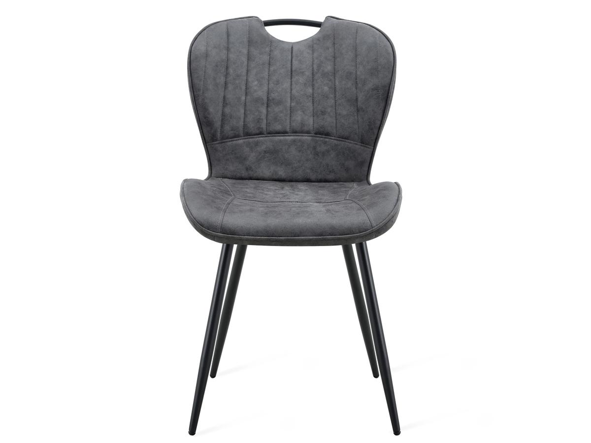 Multifurn Sten Esszimmerstuhl – Mikroleder – Anthrazit – 2er-Pack