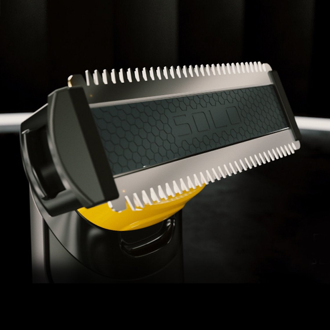 MicroTouch Titanium Solo Trimmer und Rasierer – Für Bart und Körper geeignet – Für alle Hauttypen – Inklusive 3 Aufsätze