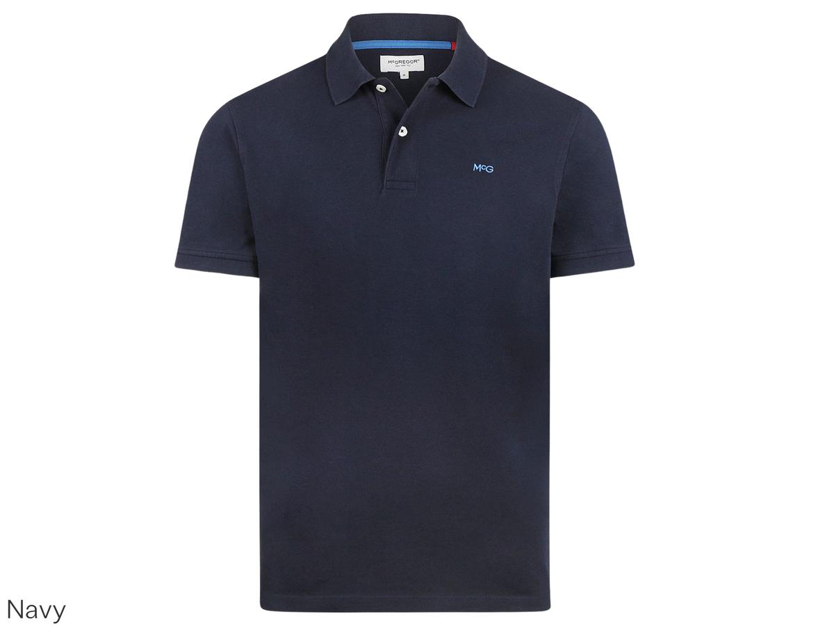 McGregor Classic Polo Shirt Herren XXL Schwarz MM999.9001.01C