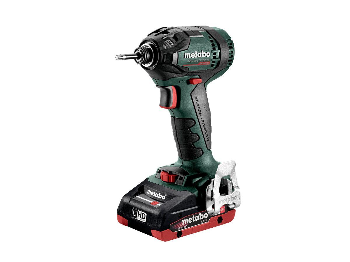 Metabo 18V Combo Set SBLTBL + SSDBL - 2x 4.0 Ah Akkus, Ladegerät und Koffer