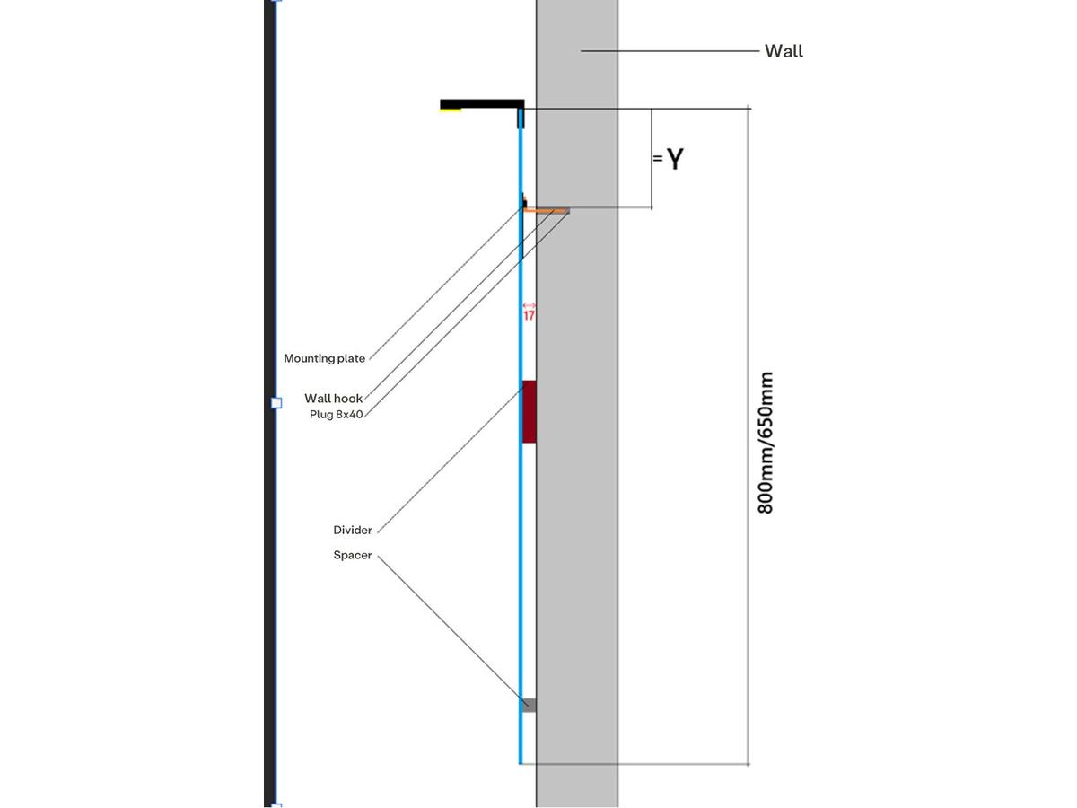 LoooX Badezimmerspiegel mit LED-Beleuchtung – Beleuchteter Spiegel – 70 x 90 cm