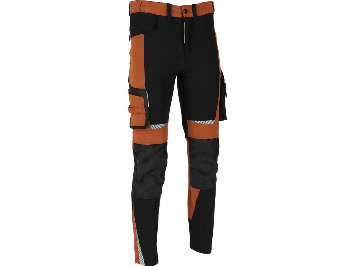 Lahti Arbeitshose Pants Stretch – Braun-Schwarz – Größe M