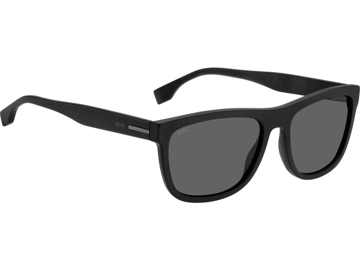 Hugo Boss Wayfarer Sonnenbrille Matte Schwarz 58-18-150 Männer