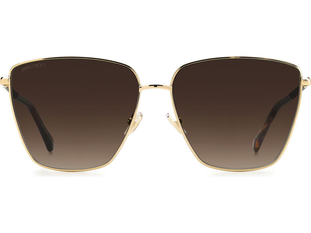 Jimmy Choo Lavi-S Sonnenbrille Gold Havanna - Damenmodell