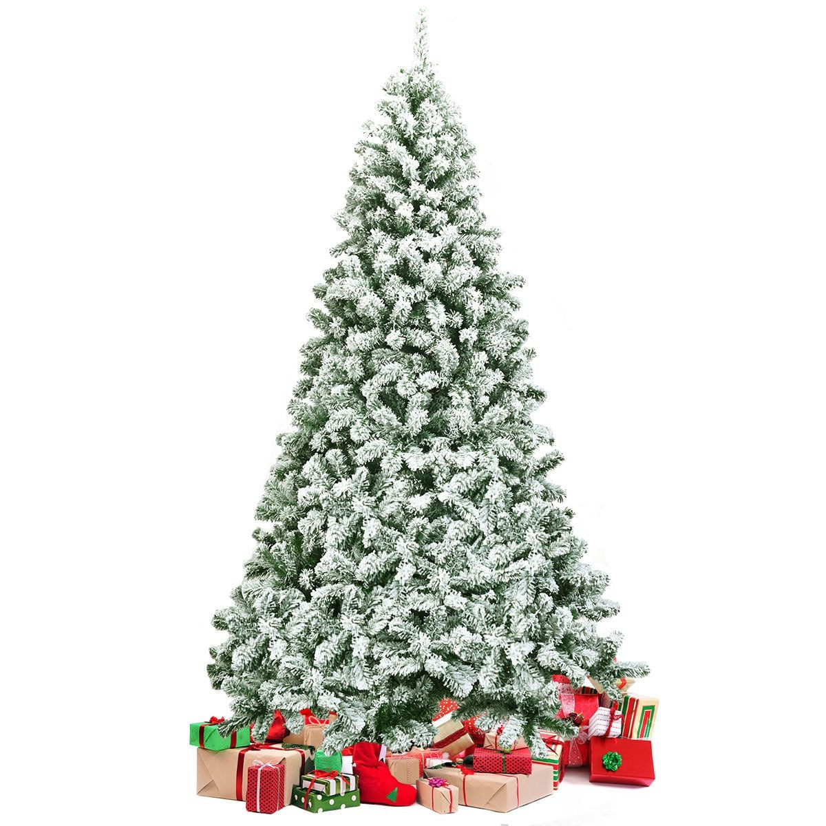 Coast Weihnachtsbaum mit Schnee - 225 cm - 1364 Zweige - Weiß/Grün