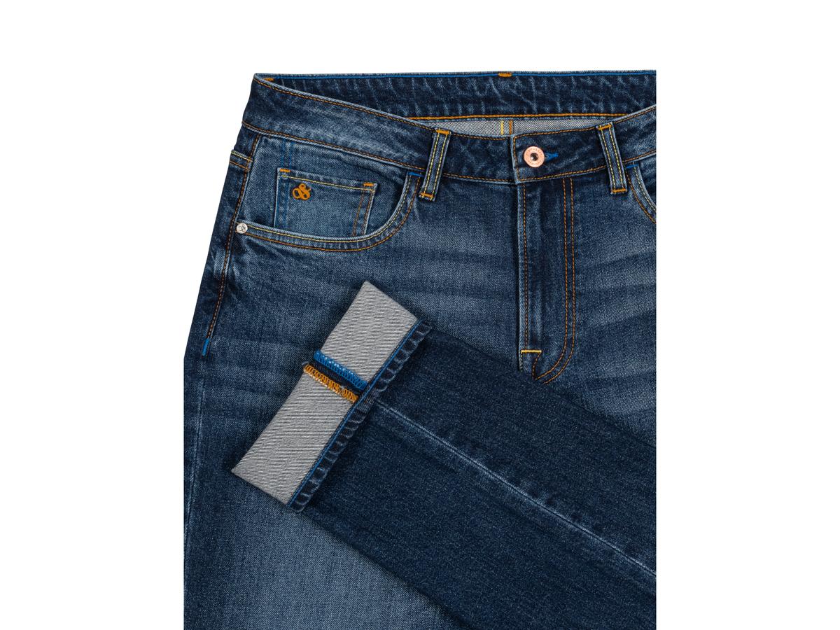 Scotch & Soda Haarlem Straight Fit Jeans W38-L34 Navy/Bright 467 SFA25VMB-21256