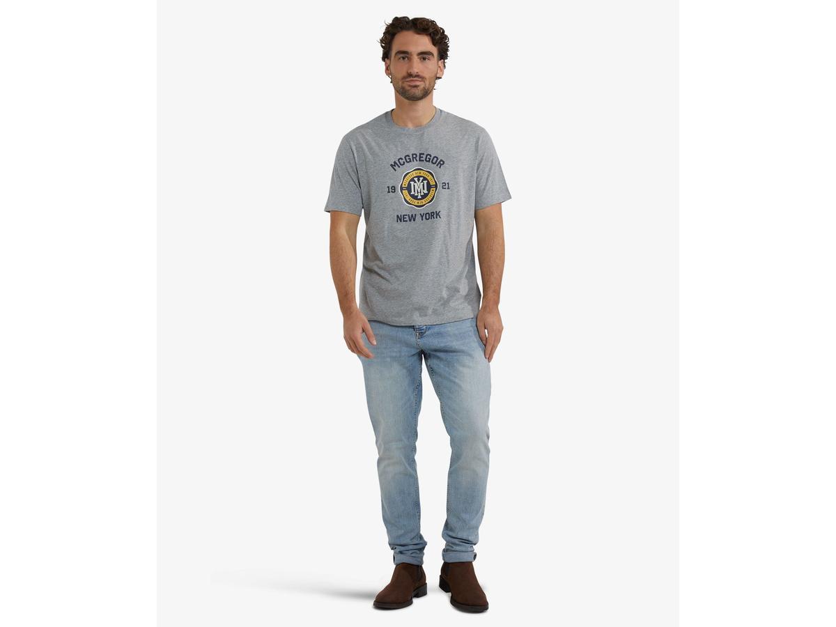 McGregor 1921 NY T-Shirt Herren XL Dunkelgrau Melange
