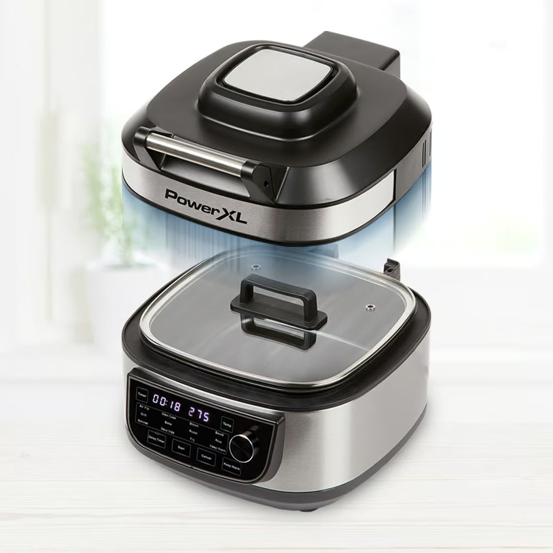 PowerXL MultiCooker 12-in-1-Multikocher – Ersetzt 12 Küchengeräte – Inklusive Rezeptbuch – Leicht zu reinigen