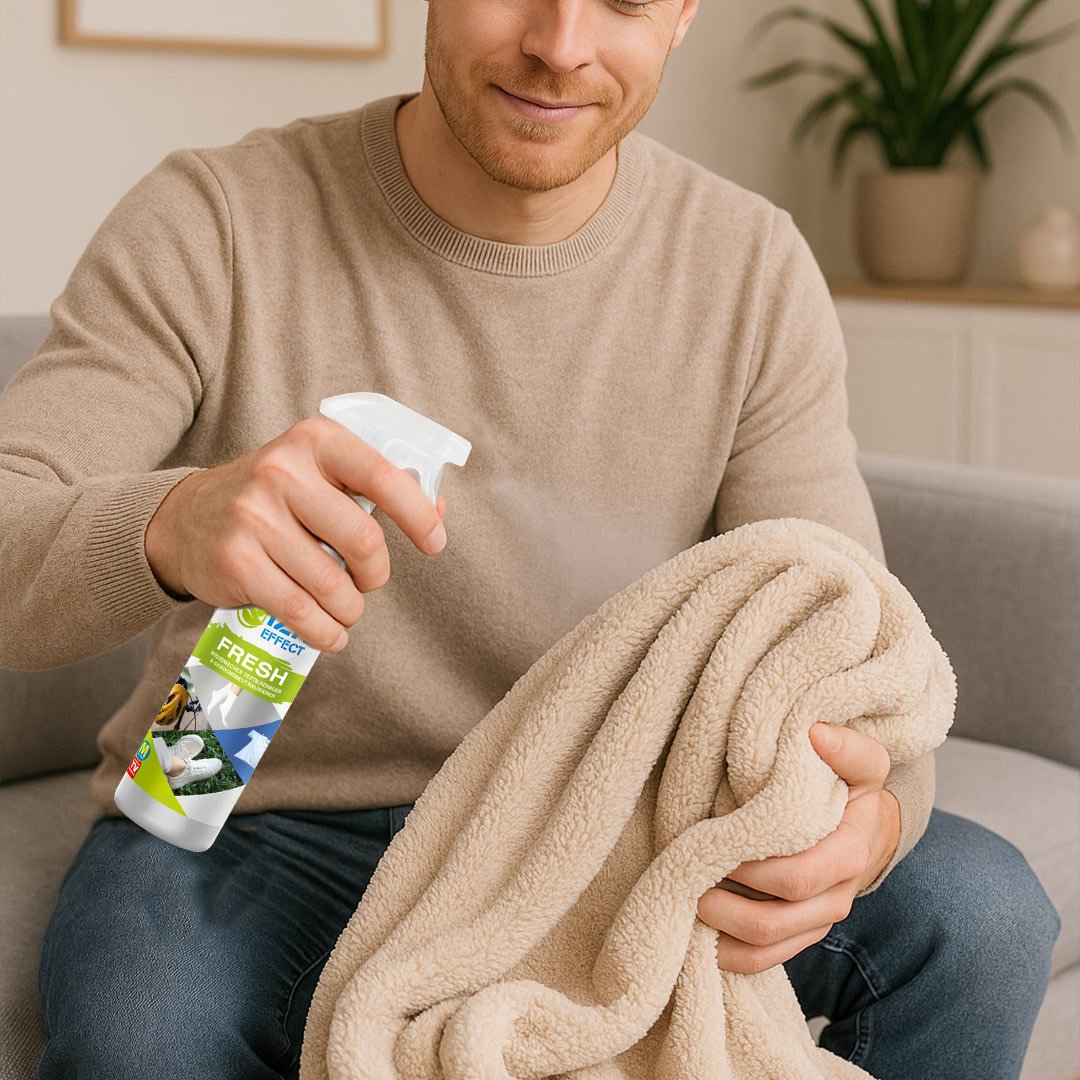 IZA Effect Fresh Textilspray – Reduziert Bakterien – Neutralisiert Gerüche – 450 ml Inhalt