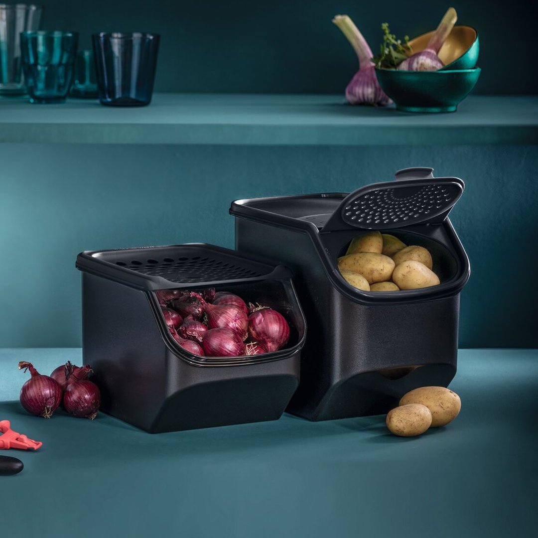 Tupperware Uiensmart Aufbewahrungsbehälter – Optimale Luftzirkulation – Stapelbares Design – Spülmaschinenfest