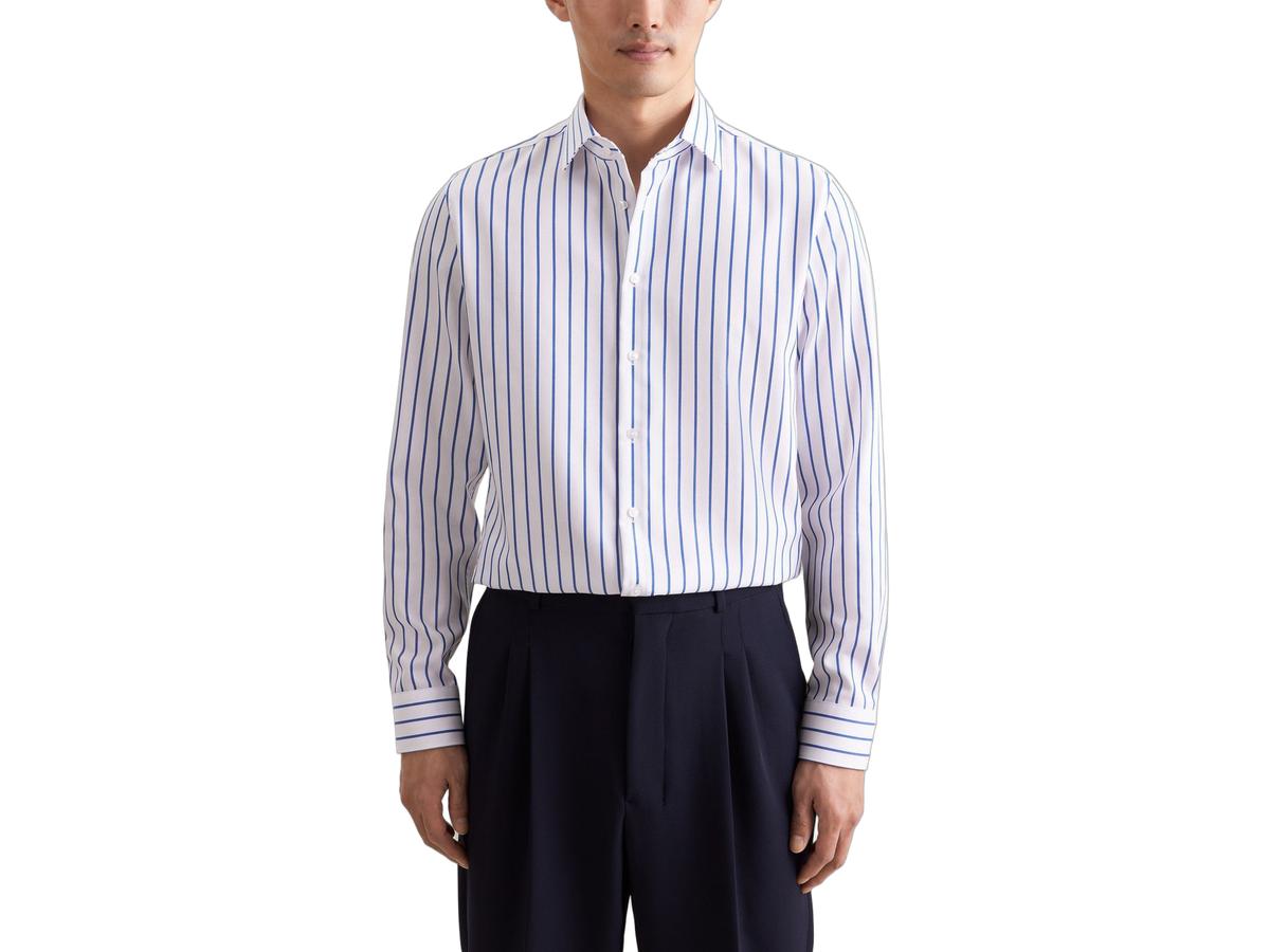 Seidensticker New Kent Slim Fit Hemd - 38 Mittelblau 01.849889-15