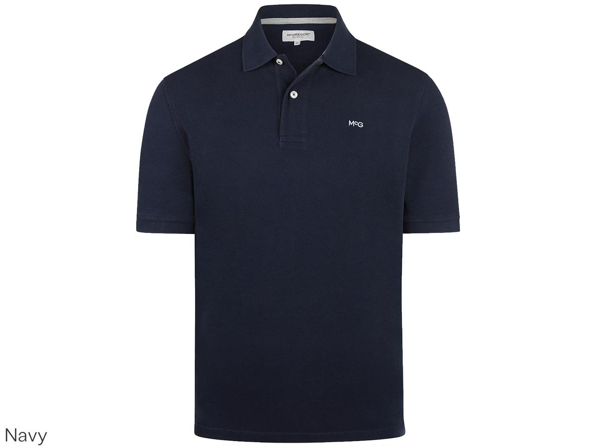 McGregor Classic Poloshirt – Bold Stripe – Größe M – Terra