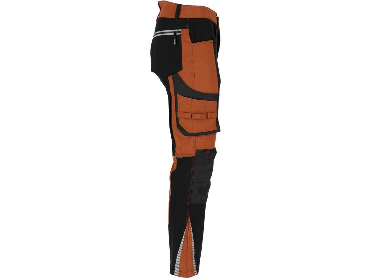 Lahti Arbeitshose Pants Stretch – Braun-Schwarz – Größe M