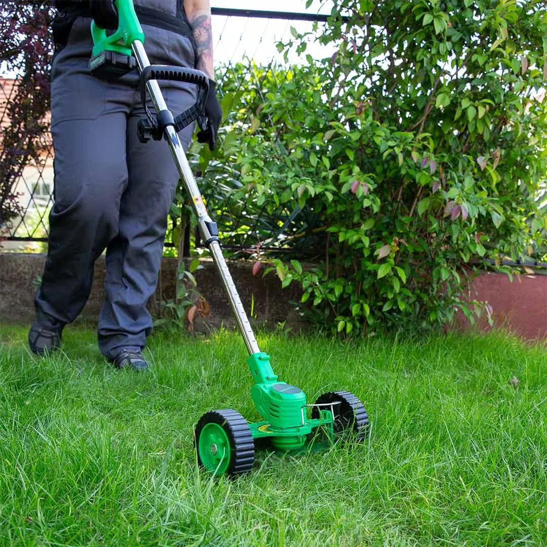 Hammersmith MultiWizard 5-in-1 Akku-Rasentrimmer – 21-V-Akku – Teleskopstiel – inklusive Zubehör