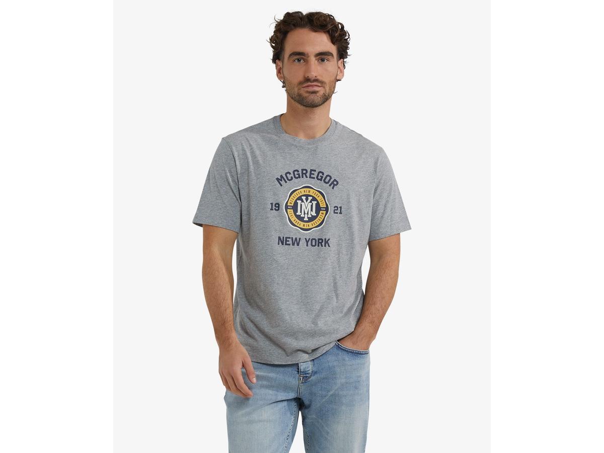 McGregor 1921 NY T-Shirt Herren XL Dunkelgrau Melange