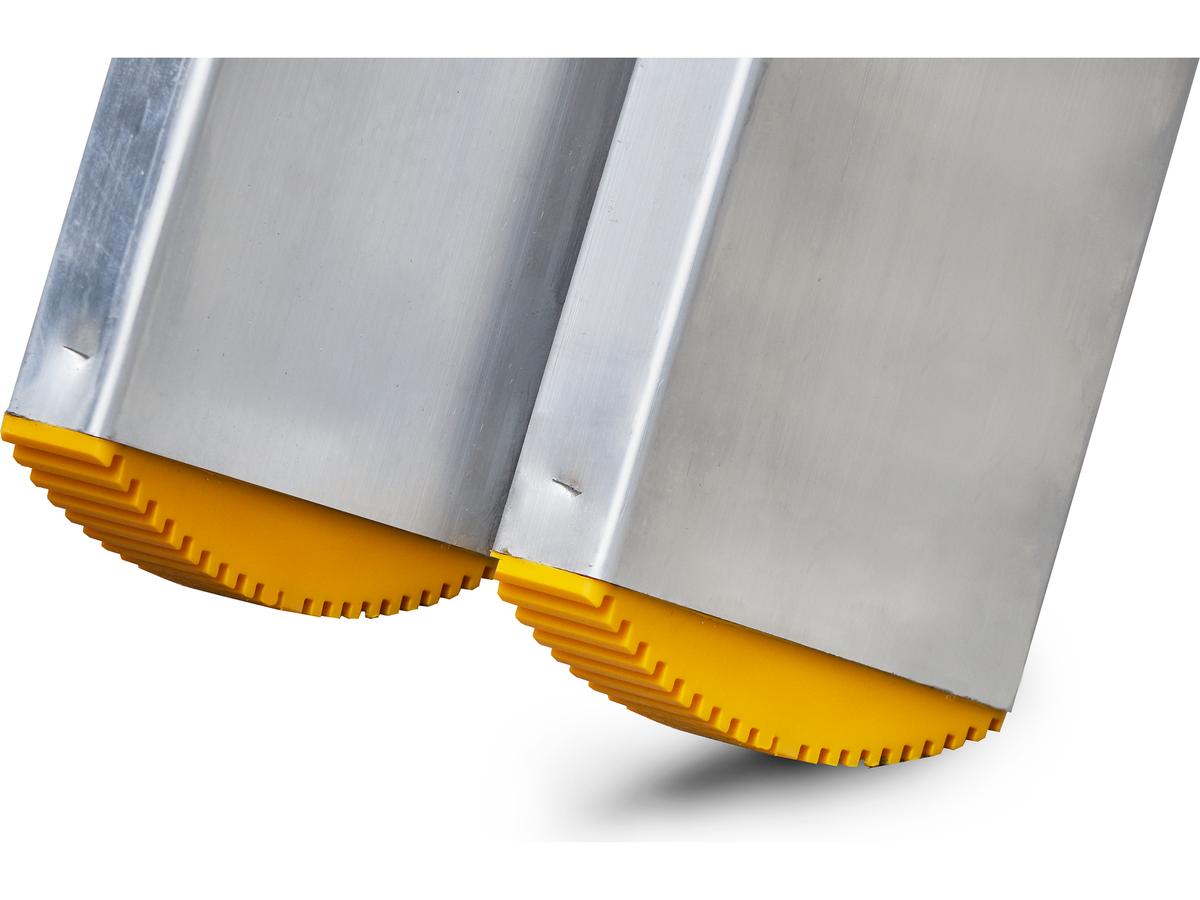 Drabest Kombi-Leiter - 2x 9 Stufen - Aluminium - 2,70 m