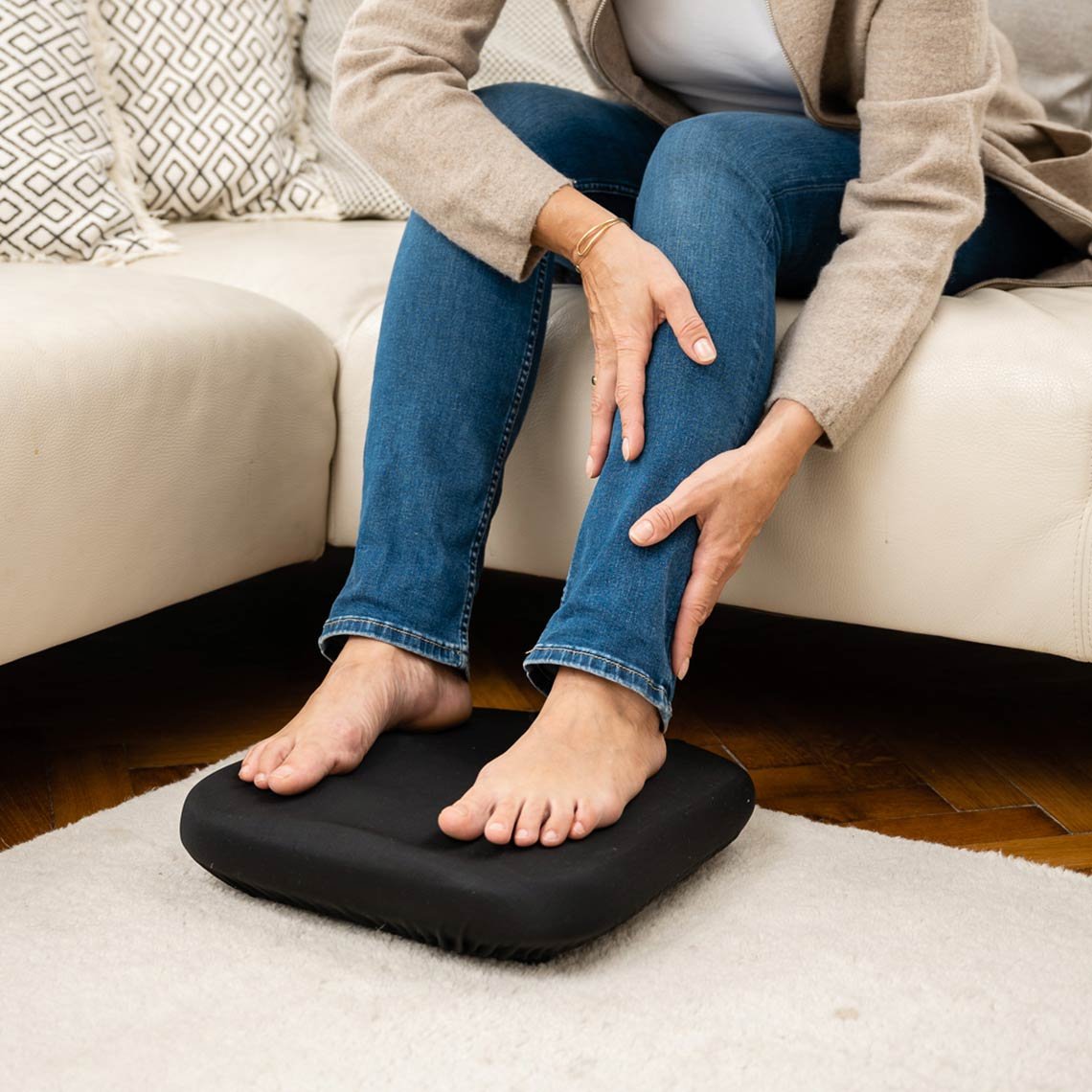 Belena Active Pro Shiatsu-Fußmassagegerät – Elektrischer Massagekomfort – Einstellbare Intensität – Wärmefunktion und Timer