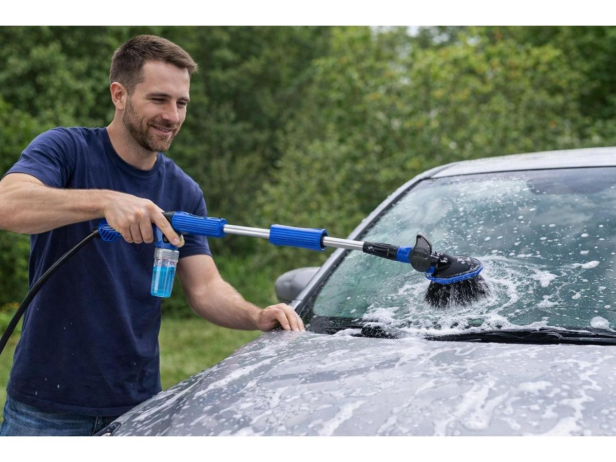 Pingi Aquablaster Pro brush - 2x Premium Reinigungspistole mit Bürste