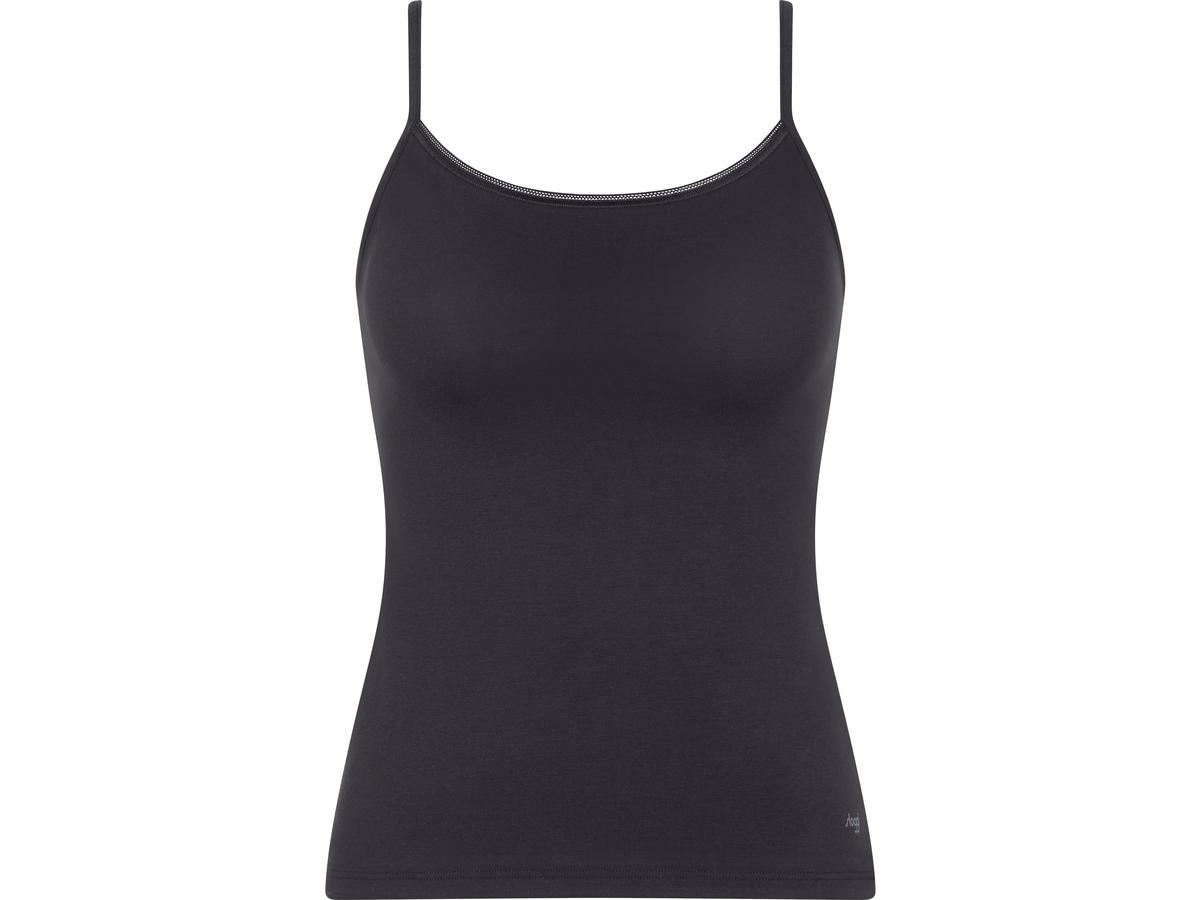 Sloggi Pure Comfort H Spaghetti-Top – Schwarz – Größe XS