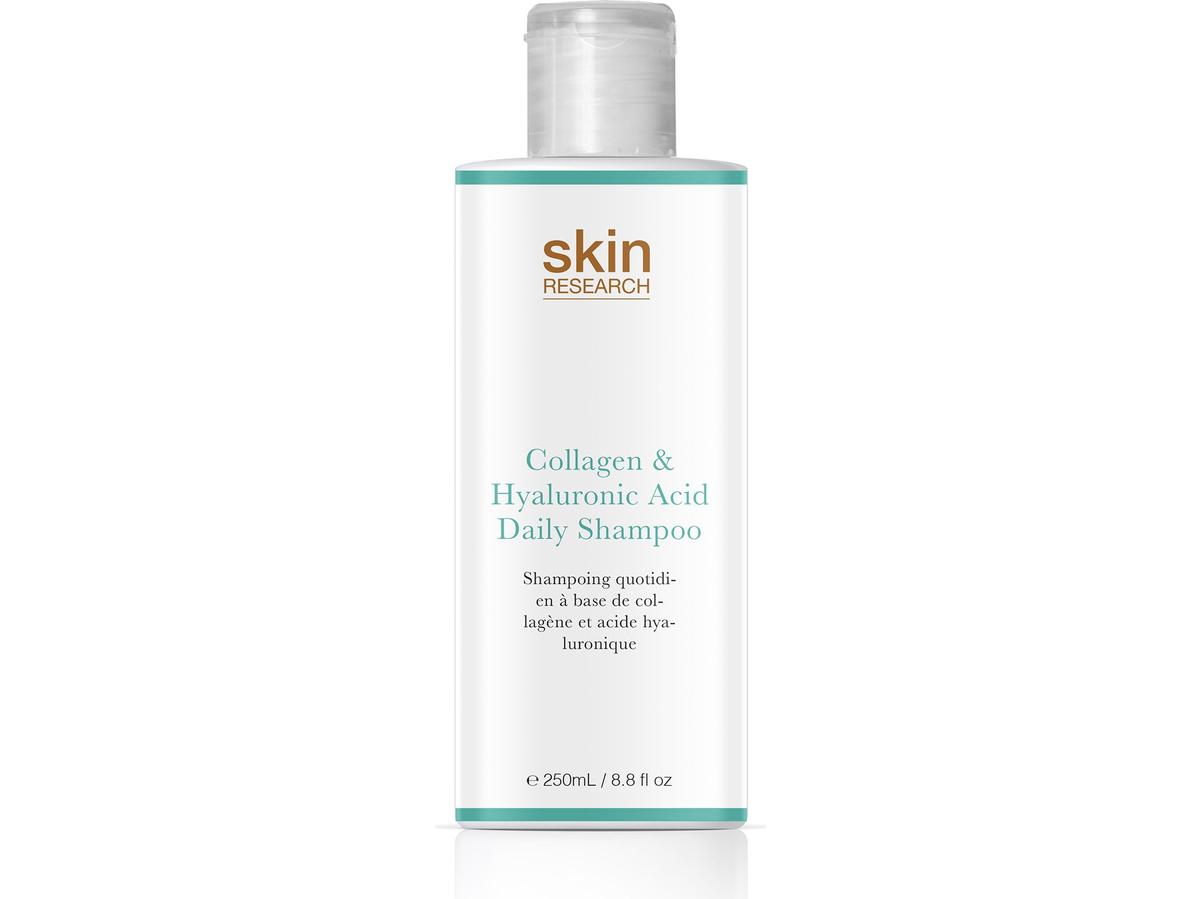 Skin Research Daily Shampoo – Kollagen und Hyaluronsäure – 250 ml – Transparent