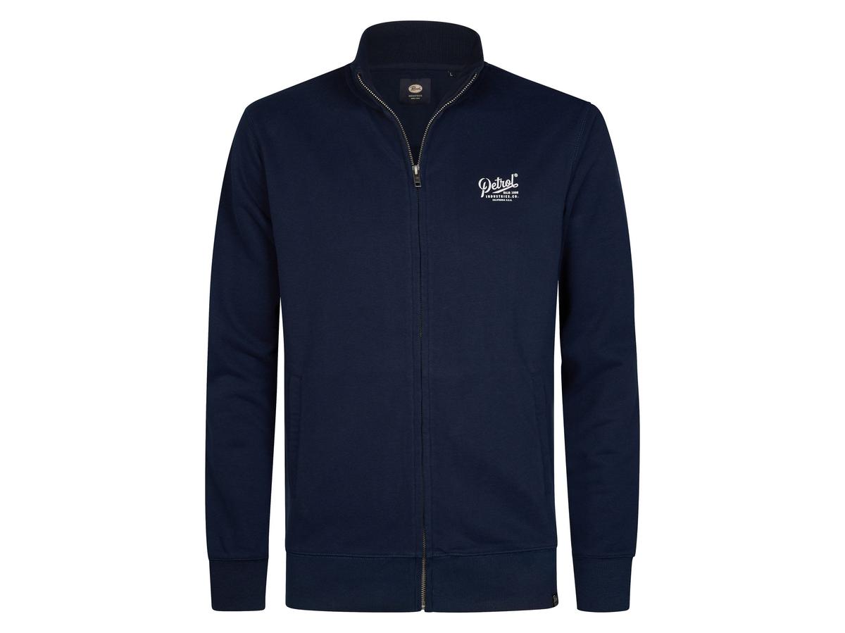 Petrol Industries Weste Marineblau M-1060-SWC110-5178-S - Herren Pullover Kragen Zip Größe M