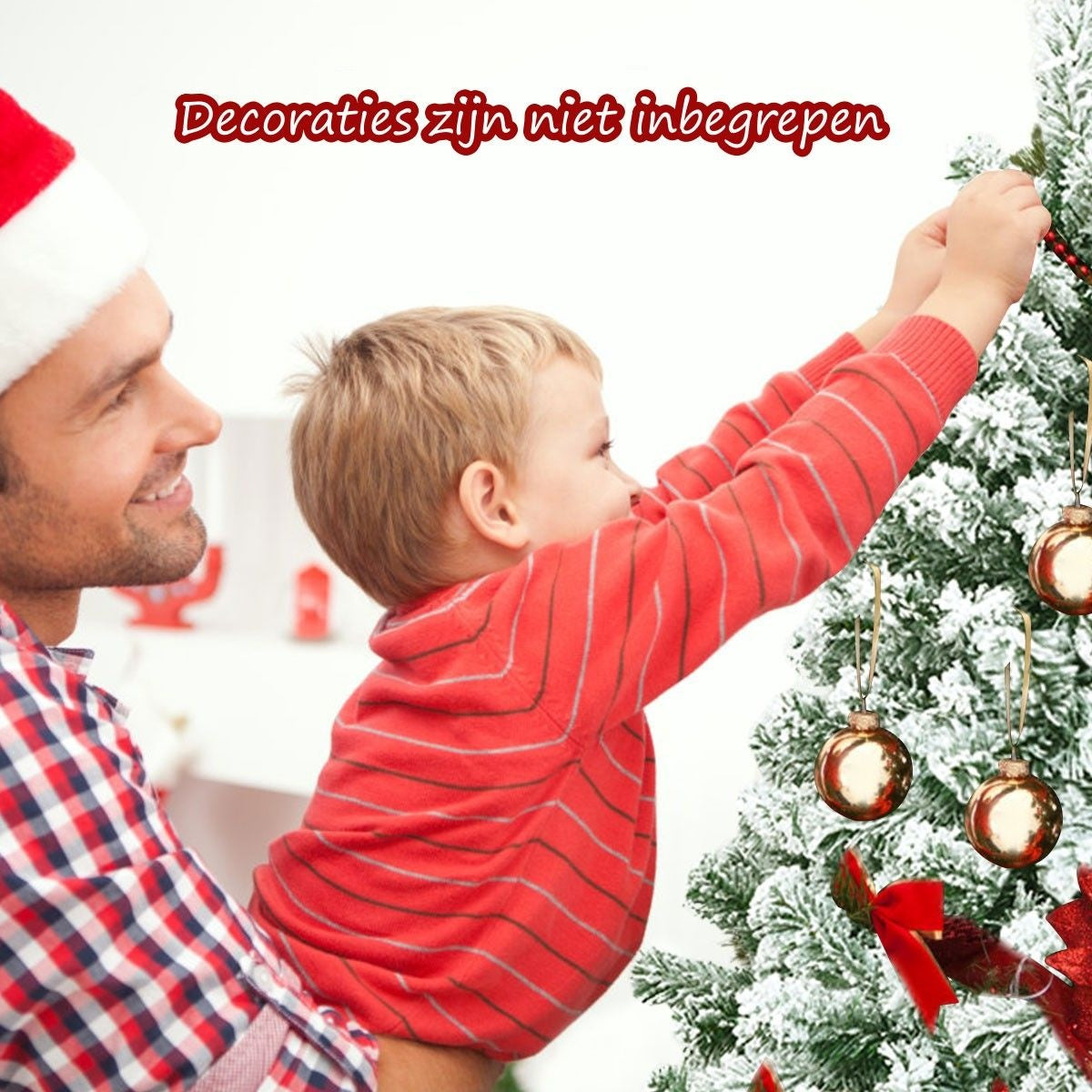 Coast Weihnachtsbaum mit Schnee - 225 cm - 1364 Zweige - Weiß/Grün