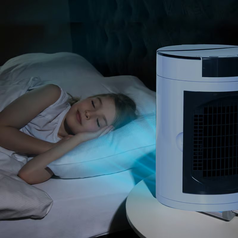 Livington SmartChill Luftkühler – Kompakte Bauweise – Geringer Energieverbrauch – Leistungsstarke Kühlung
