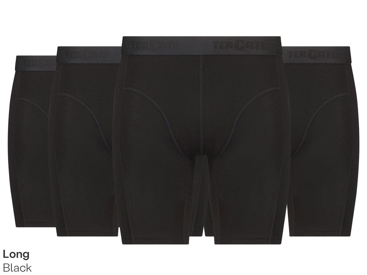 Ten Cate Bambus-Boxershorts – Schwarz – Größe S – 2er-Pack