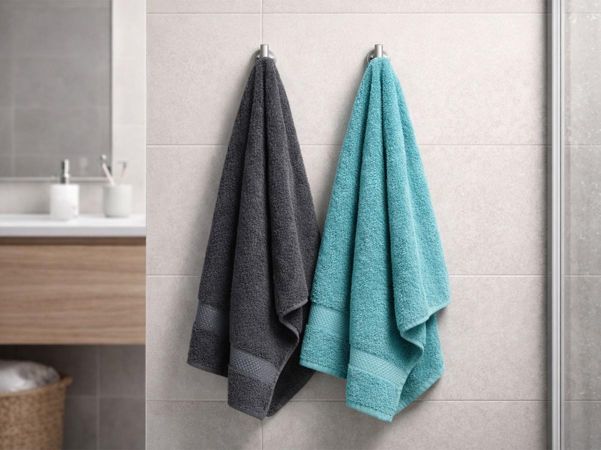 Lotus Handtuch 14x - 50 x 100 cm - Anthrazit - Set von 7x 2 Stück 500gr
