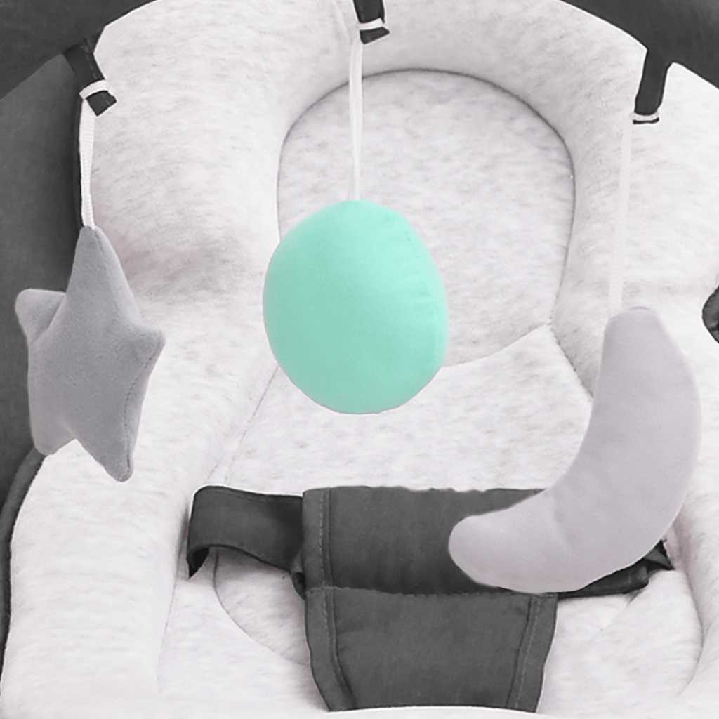 VidaXL Babyschaukel - Mit Sicherheitsgurt - Anthrazit - 77 x 46 x 58 cm