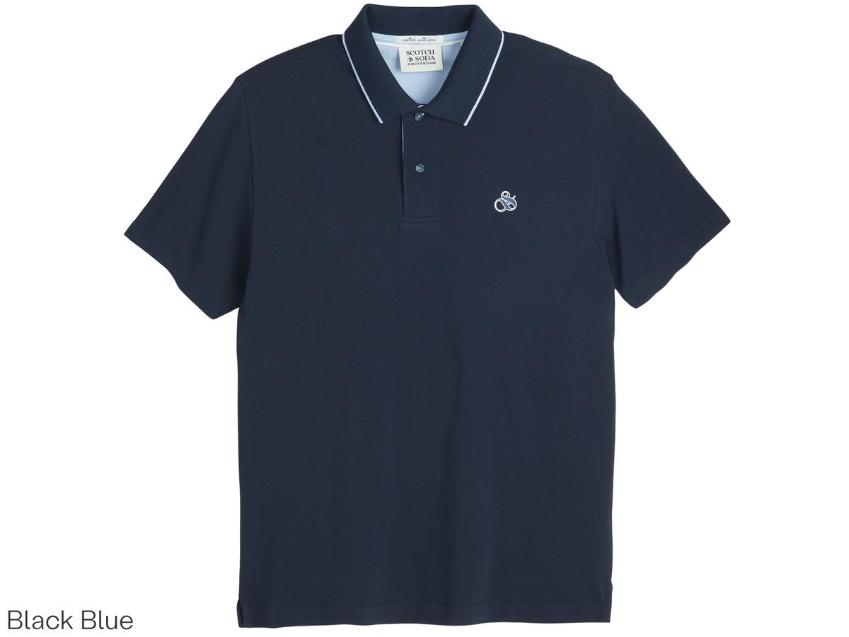 Scotch & Soda Tipped Polo Shirt Herren XXL Gletschereis 482 SSP26VMT-21156