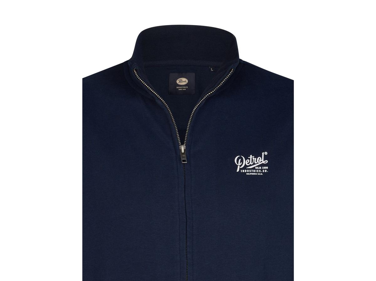Petrol Industries Weste Marineblau M-1060-SWC110-5178-S - Herren Pullover Kragen Zip Größe M