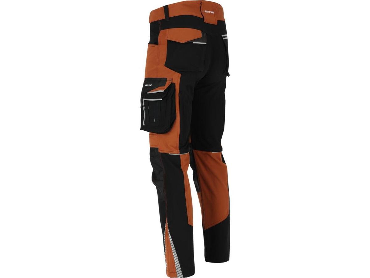 Lahti Arbeitshose Pants Stretch – Braun-Schwarz – Größe M