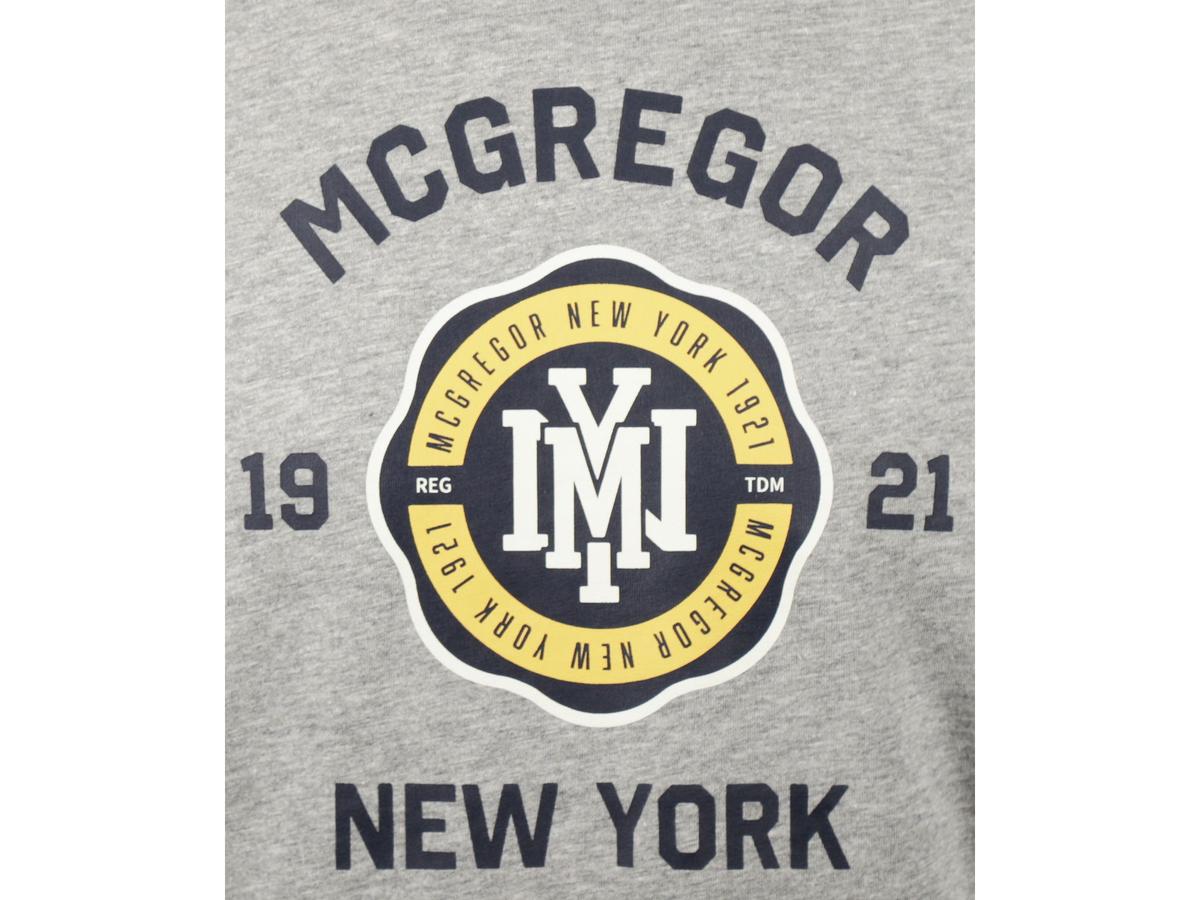 McGregor 1921 NY T-Shirt Herren XL Dunkelgrau Melange