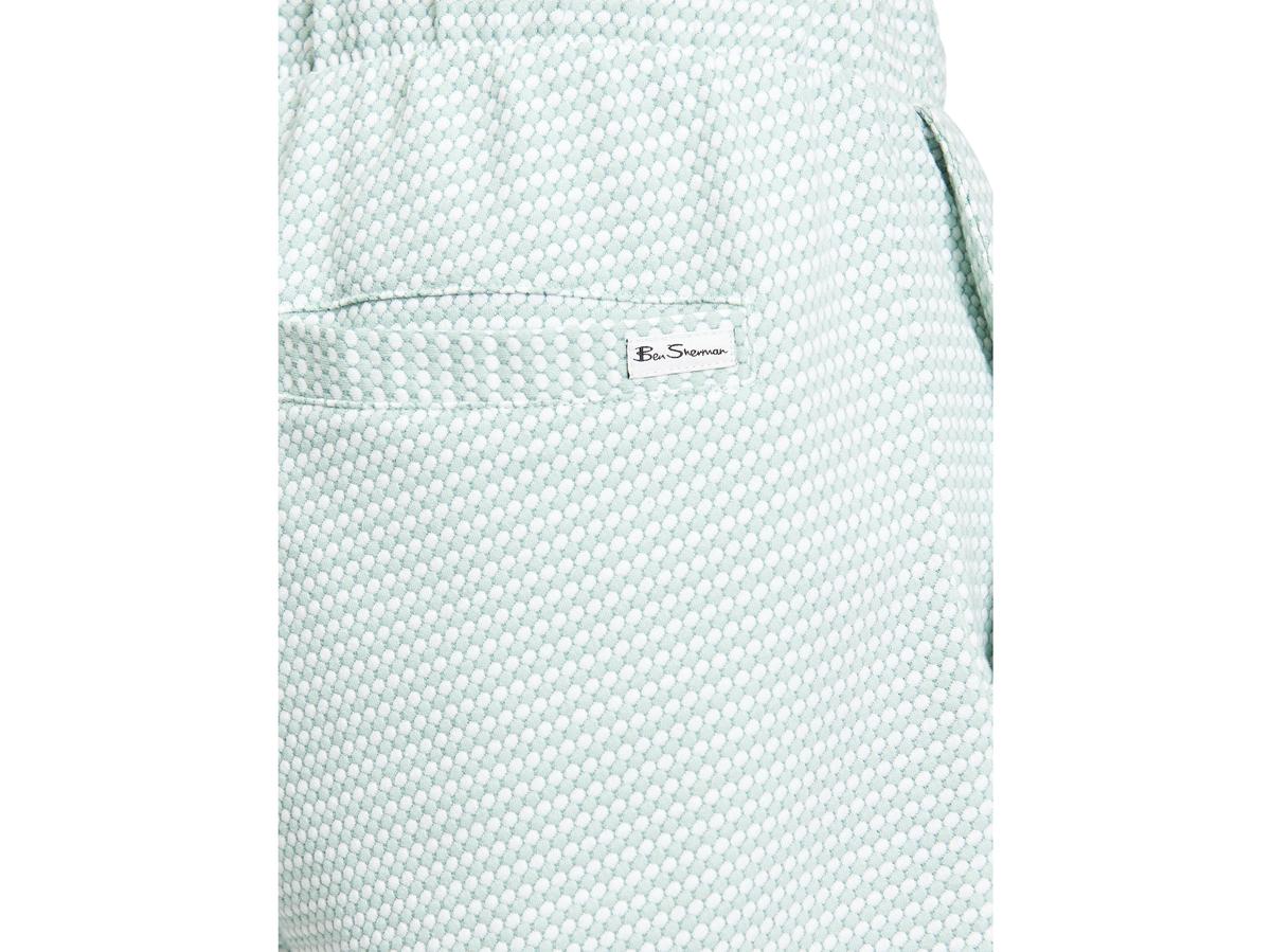 Ben Sherman Signature Shorts - Männer - Größe L - Mint - 600 Tri Colour Textured Short