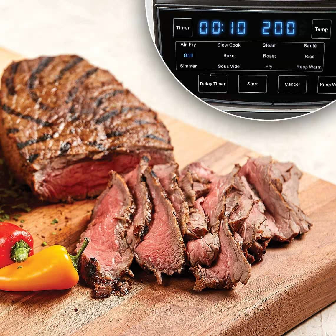 PowerXL MultiCooker 12-in-1-Multikocher – Ersetzt 12 Küchengeräte – Inklusive Rezeptbuch – Leicht zu reinigen
